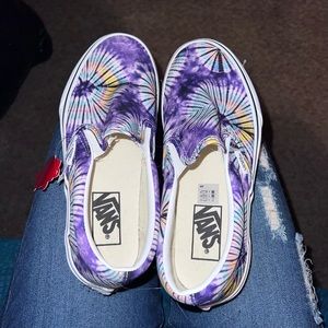 Vans, Tie Dye. Women’s size 6.5